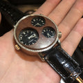 Bespoke Watch Strap in Black Crocodile