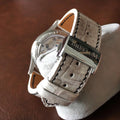 Bespoke Watch Strap in Natural Himalayan Crocodile