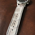 Bespoke Watch Strap in Natural Himalayan Crocodile