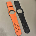 Bespoke Watch Strap in Orange Chevre