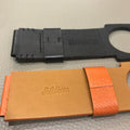 Bespoke Watch Strap in Orange Chevre