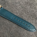 Bespoke Watch Strap in Blue Chevre
