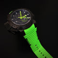Bespoke Watch Strap in Lime Green Lizard
