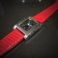 Bespoke Watch Strap in Red Lizard