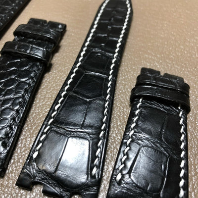 Bespoke Watch Strap in Black Alligator