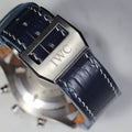 Bespoke Watch Strap in Navy Blue Crocodile