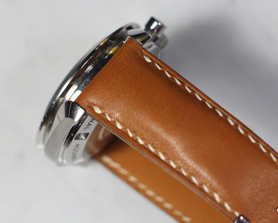 Bespoke Watch Strap in Golden Barenia