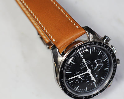 Bespoke Watch Strap in Golden Barenia