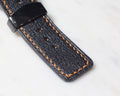 Bespoke Watch Strap in Black Chevre