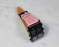 Bespoke Watch Strap in Baby Pink Circular Grains Alligator