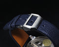 Bespoke Watch Strap in Navy Blue Chevre