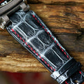 Bespoke Watch Strap in Black Silver Alligator