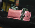 Bespoke Watch Strap in Baby Pink Crocodile