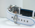 Bespoke Watch Strap in White Nappa