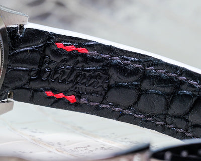 Bespoke Watch Strap in Natural Himalayan Crocodile
