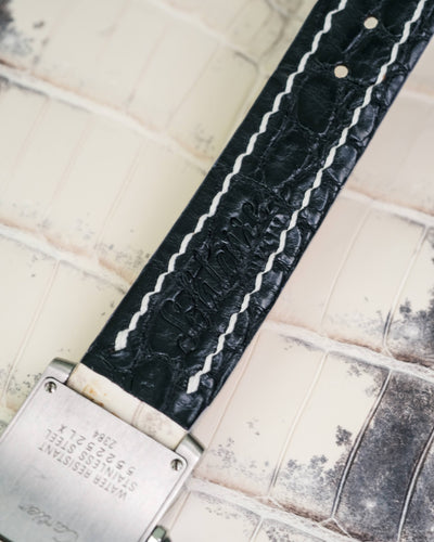 Bespoke Watch Strap in Natural Himalayan Crocodile