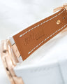 Bespoke Watch Strap in White Crocodile